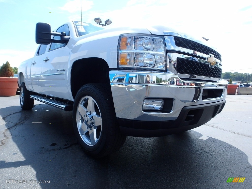 2014 Silverado 2500HD LT Crew Cab 4x4 - Summit White / Ebony photo #11