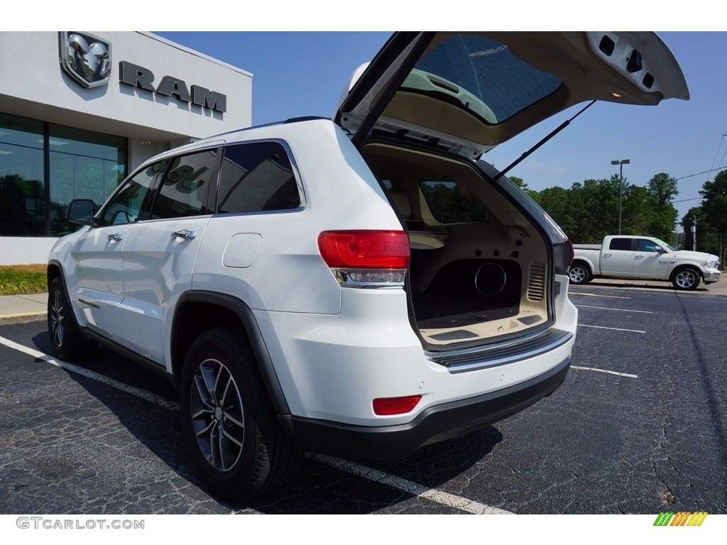 2017 Grand Cherokee Limited - Bright White / Black/Light Frost Beige photo #16