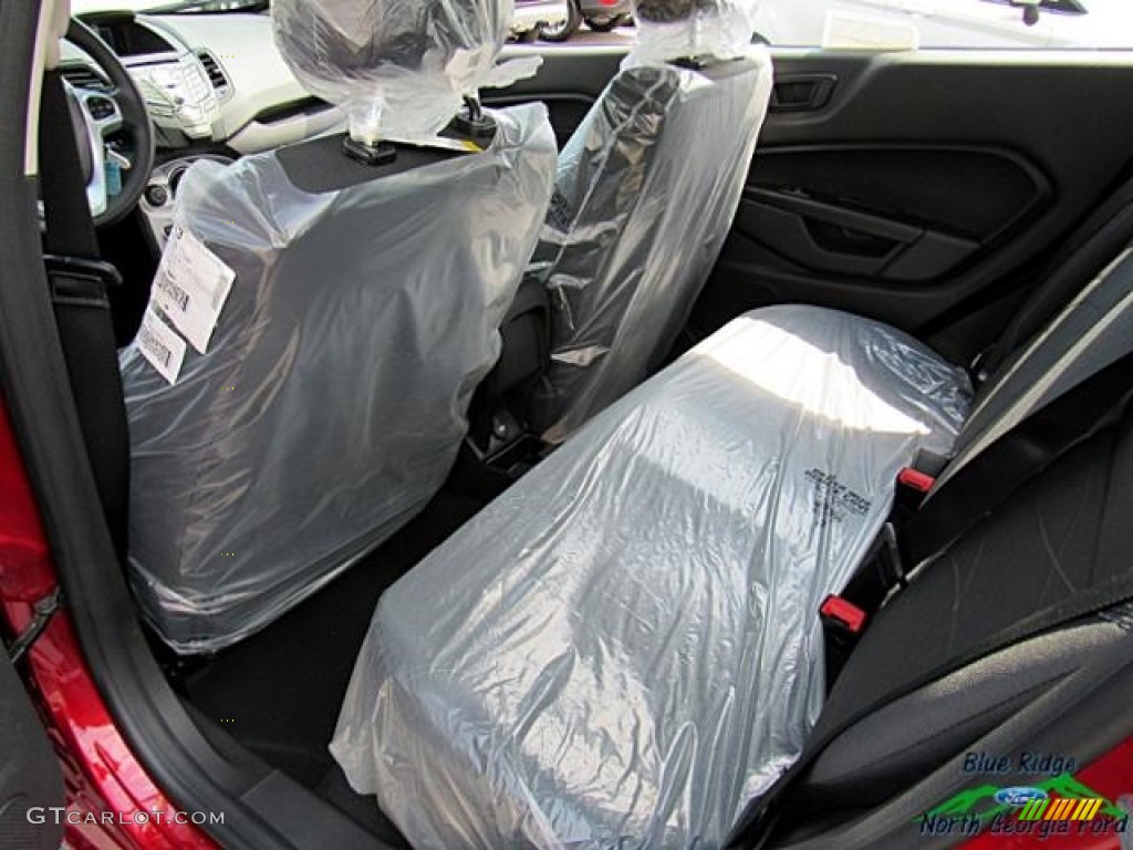 2017 Fiesta SE Sedan - Ruby Red / Charcoal Black photo #30