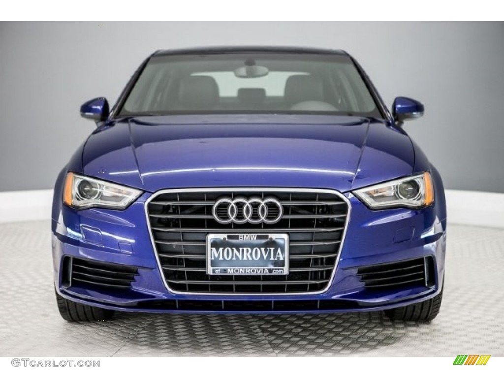 2015 A3 1.8 Premium Plus - Scuba Blue Metallic / Black photo #2