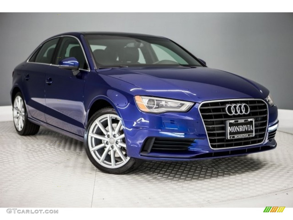 2015 A3 1.8 Premium Plus - Scuba Blue Metallic / Black photo #12