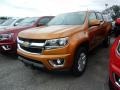 2017 Burning Hot Metallic Chevrolet Colorado LT Crew Cab 4x4 #121891039