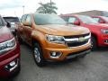 2017 Burning Hot Metallic Chevrolet Colorado LT Crew Cab 4x4  photo #3
