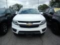 2017 Summit White Chevrolet Colorado WT Extended Cab  photo #2