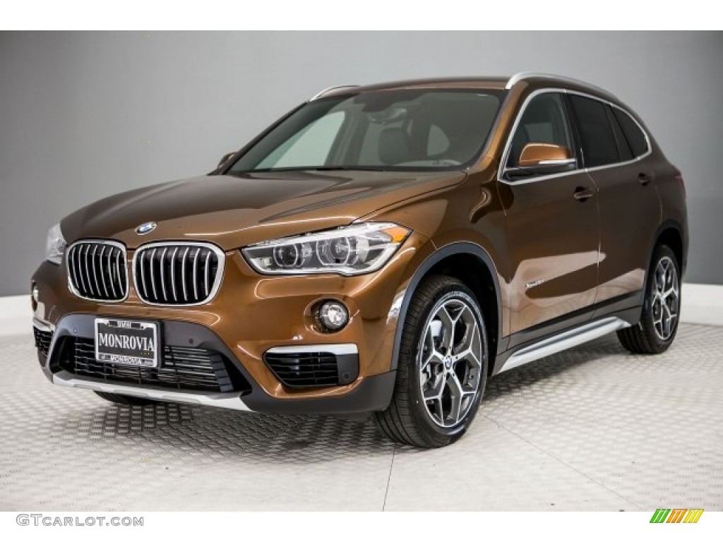 2017 X1 xDrive28i - Sparkling Brown Metallic / Black photo #14