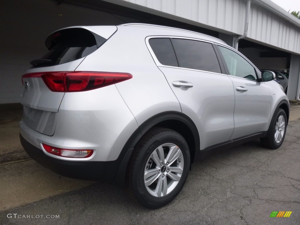 2017 Sportage LX AWD - Sparkling Silver / Gray photo #2