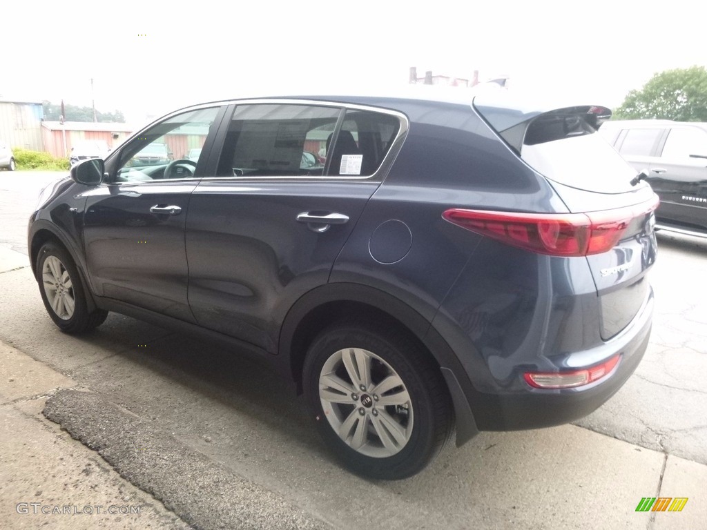 2017 Sportage LX AWD - Pacific Blue / Black photo #5