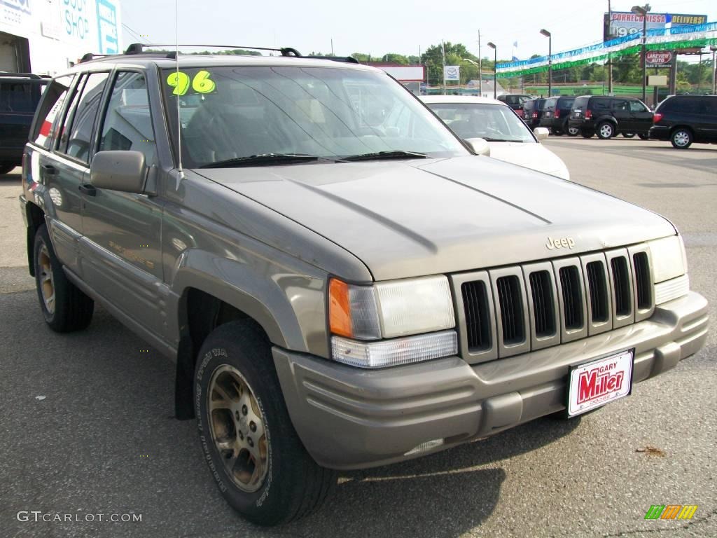 1996 Grand Cherokee Limited 4x4 - Charcoal Gold Satin / Agate photo #8