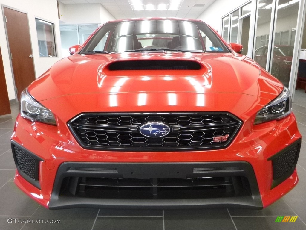 Pure Red 2018 Subaru WRX STI Exterior Photo #121893454