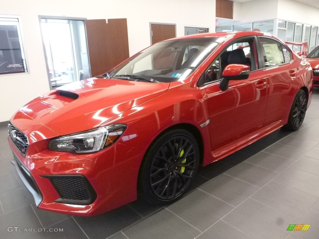 Pure Red 2018 Subaru WRX STI Exterior Photo #121893478