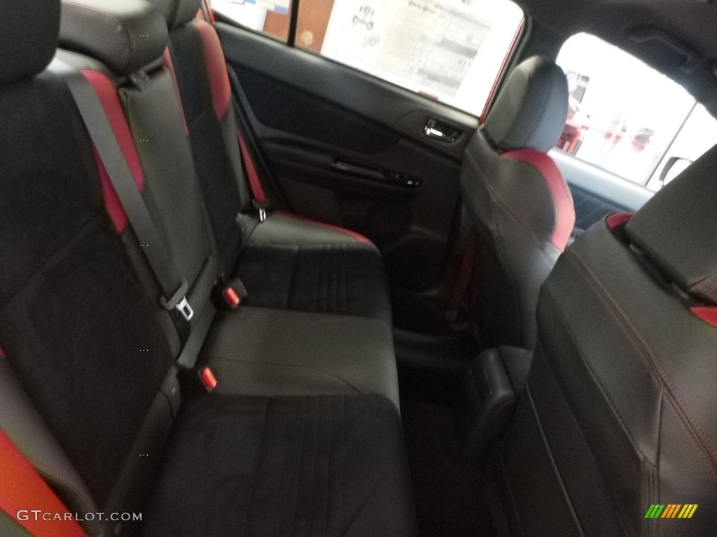 Carbon Black Interior 2018 Subaru WRX STI Photo #121893577