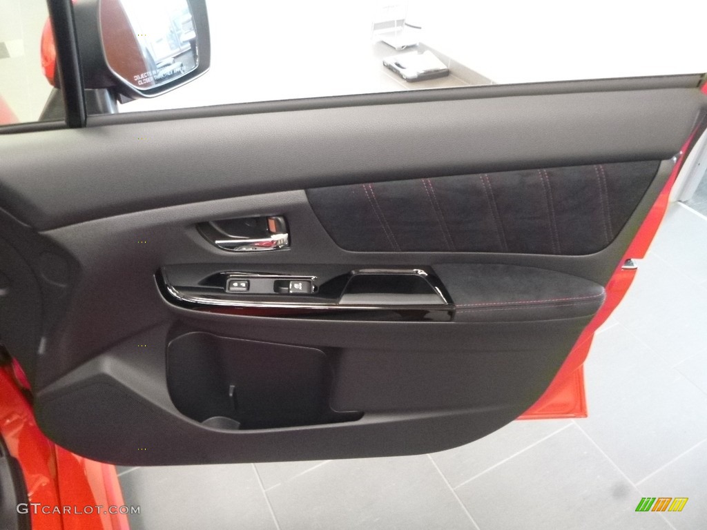2018 Subaru WRX STI Carbon Black Door Panel Photo #121893616
