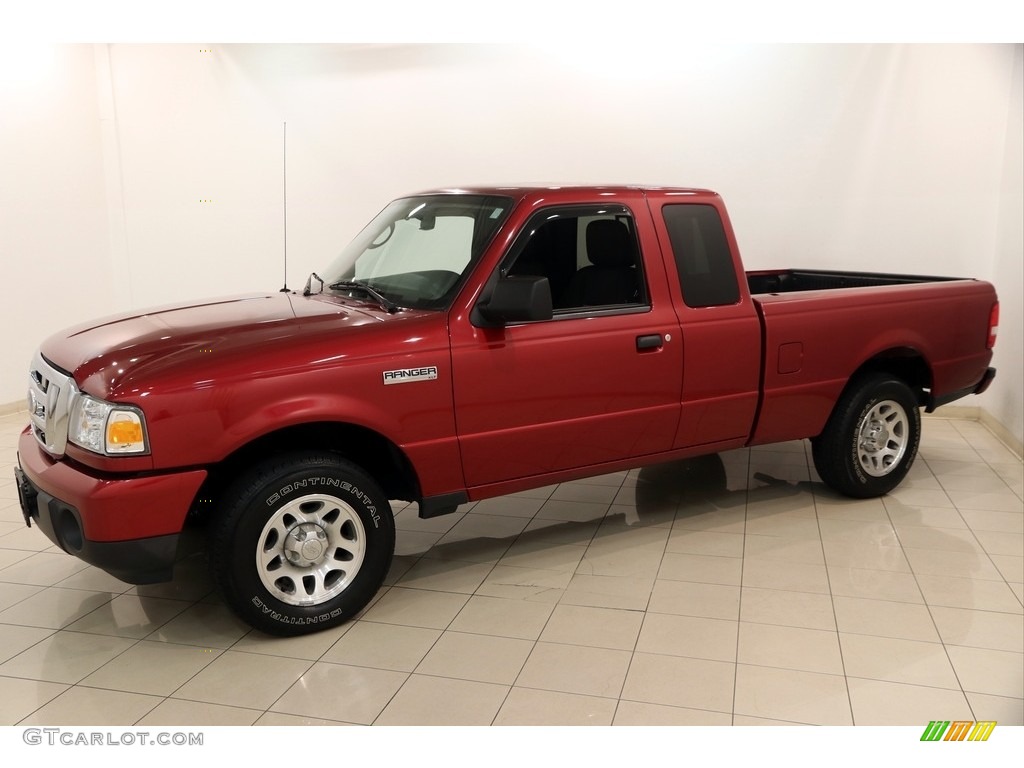 2010 Ranger XLT SuperCab - Redfire Metallic / Medium Dark Flint photo #3