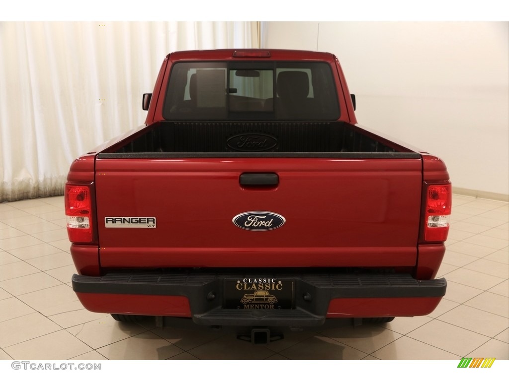 2010 Ranger XLT SuperCab - Redfire Metallic / Medium Dark Flint photo #12