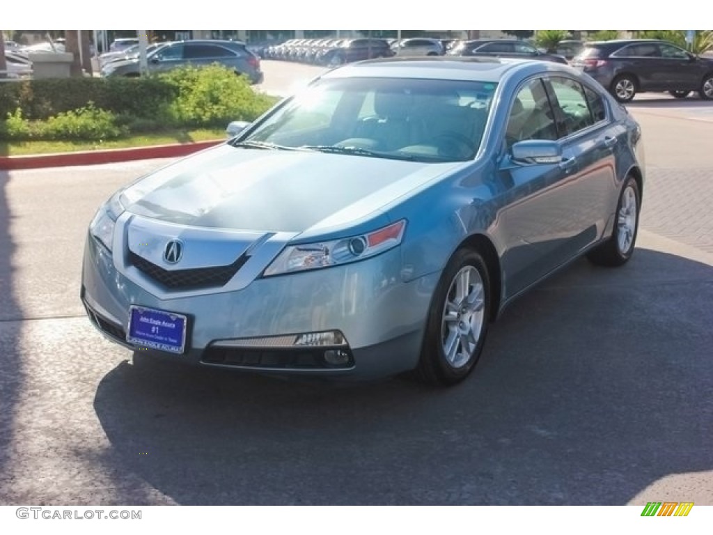 2009 TL 3.5 - Borealis Blue Pearl / Taupe photo #3
