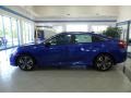 2017 Aegean Blue Metallic Honda Civic EX-T Sedan  photo #3