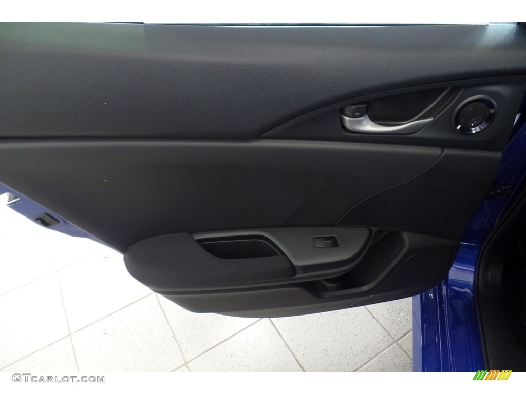 2017 Civic EX Hatchback - Aegean Blue Metallic / Black photo #6