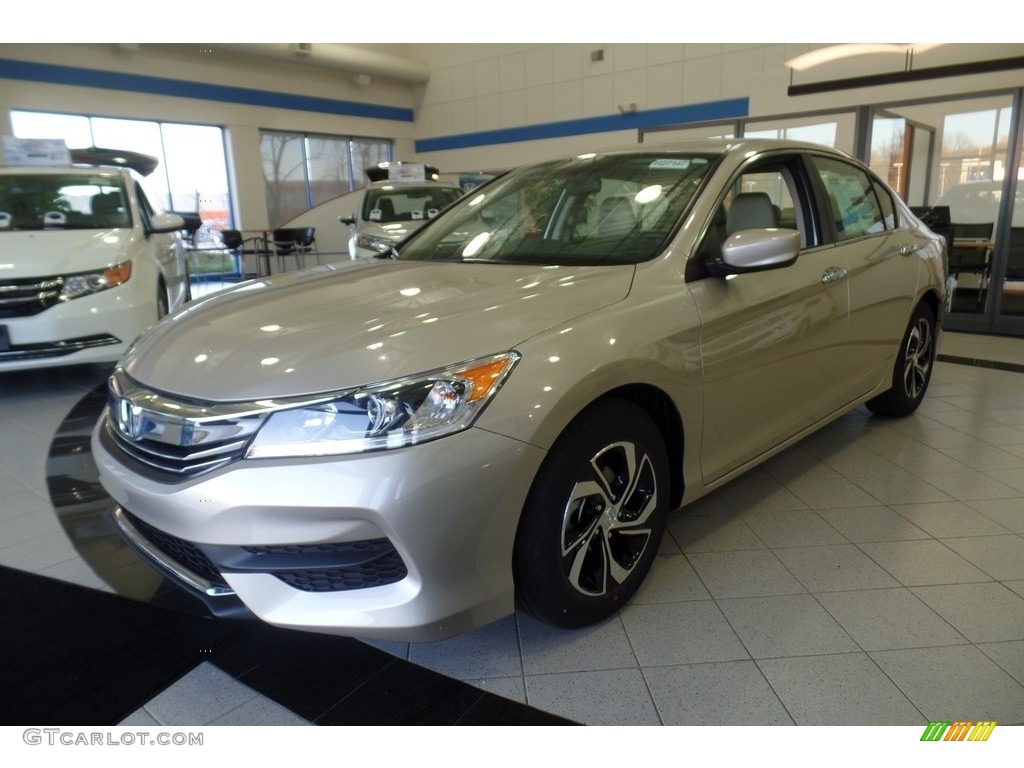 2017 Accord LX Sedan - Champagne Frost Pearl / Ivory photo #1