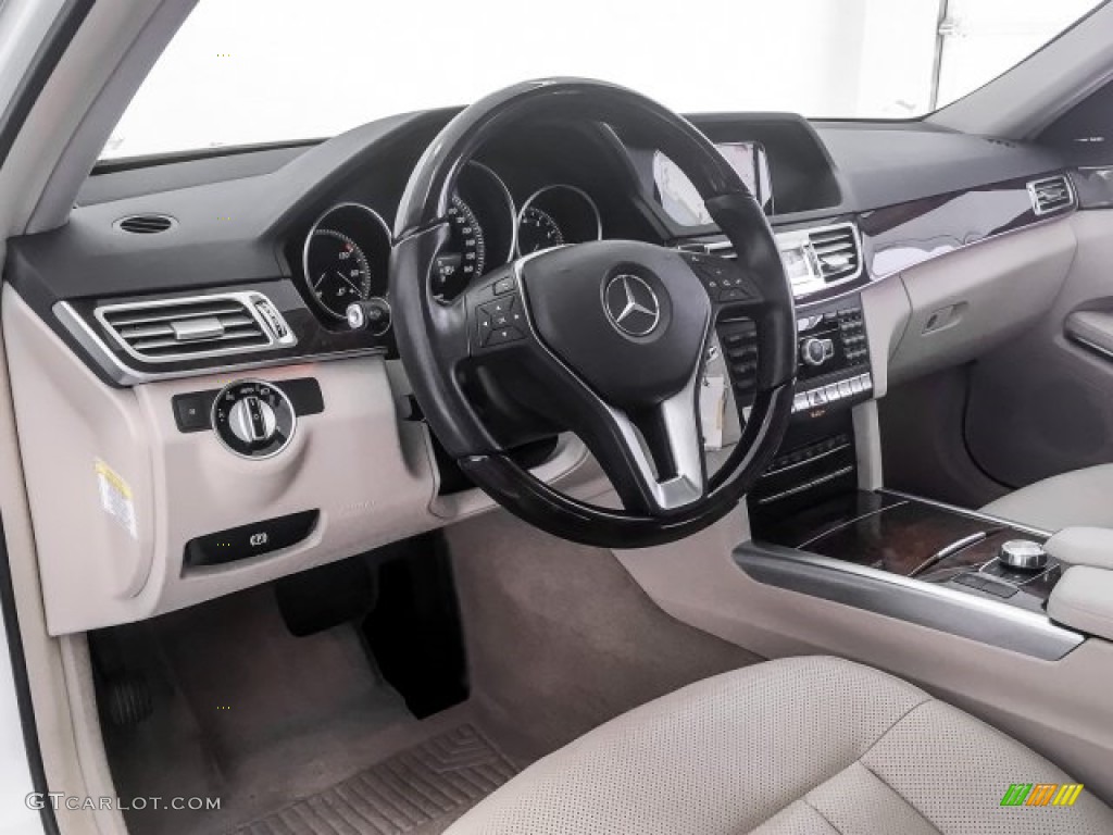 2014 E 350 Sedan - Diamond White Metallic / Silk Beige/Espresso Brown photo #21