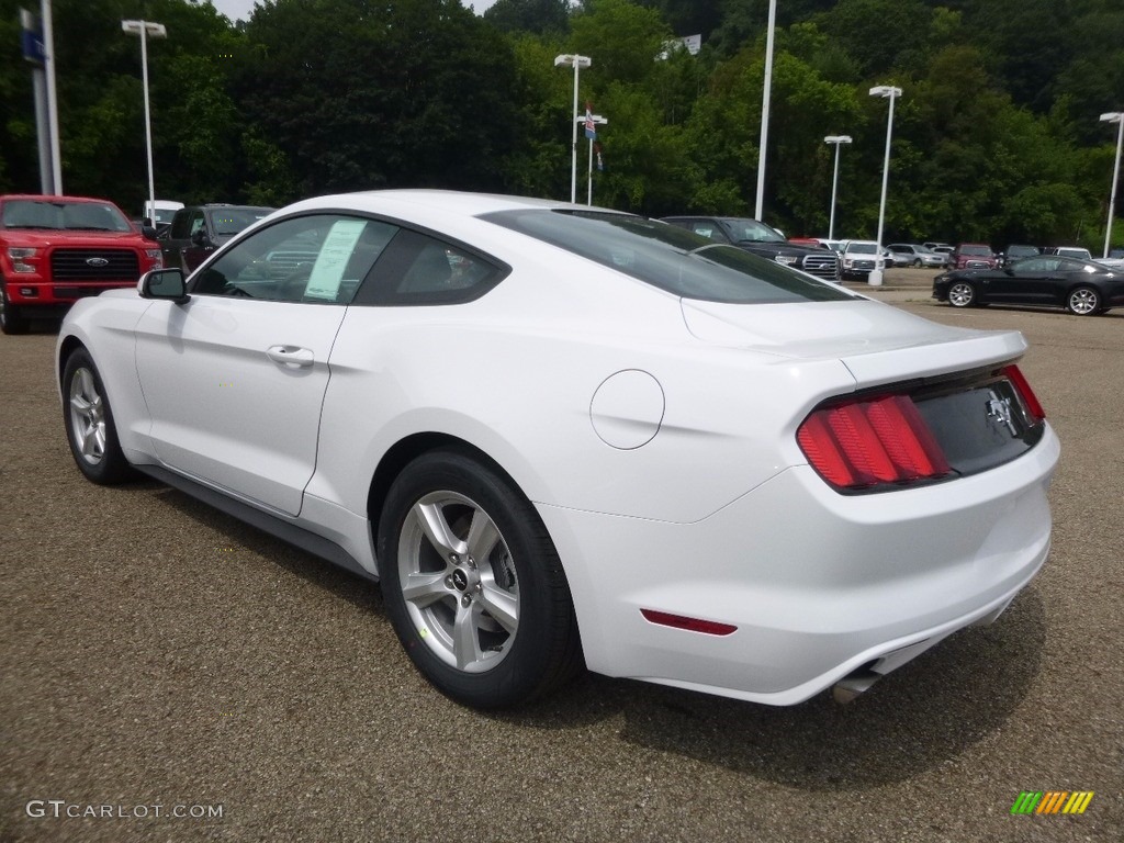 2017 Mustang V6 Coupe - Oxford White / Ebony photo #4