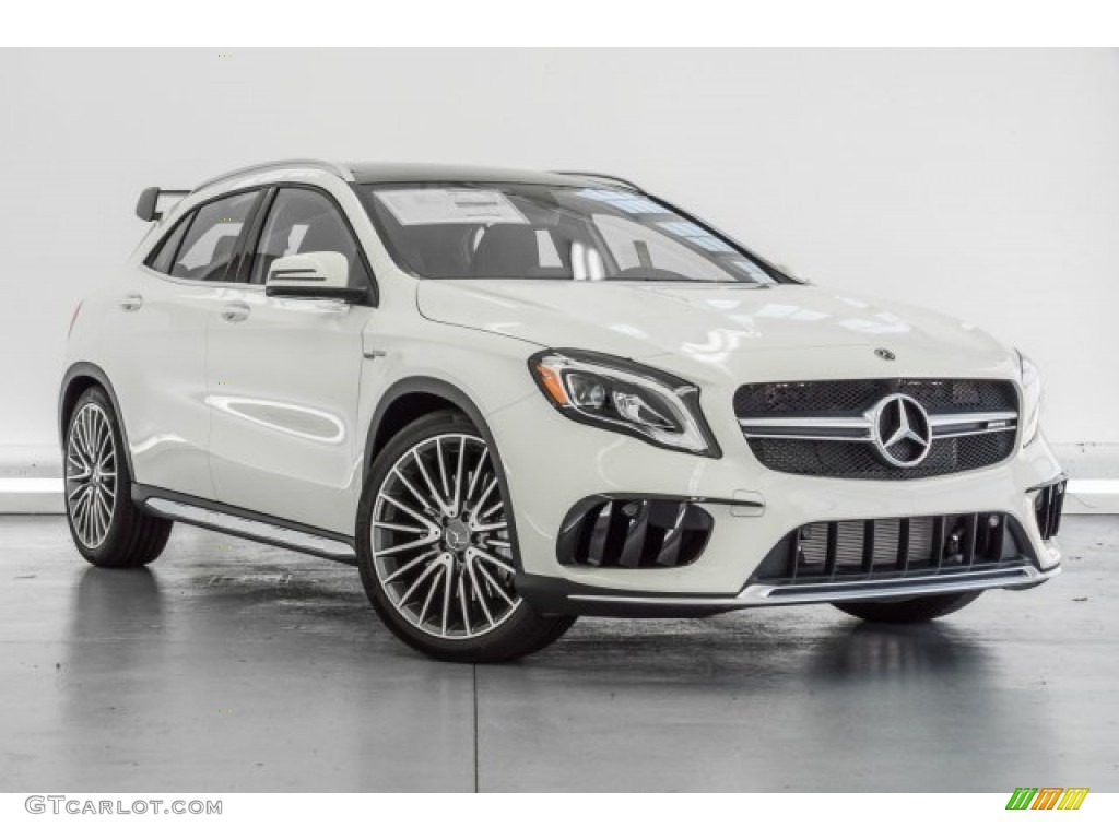 Cirrus White 2018 Mercedes-Benz GLA AMG 45 4Matic Exterior Photo #121900618