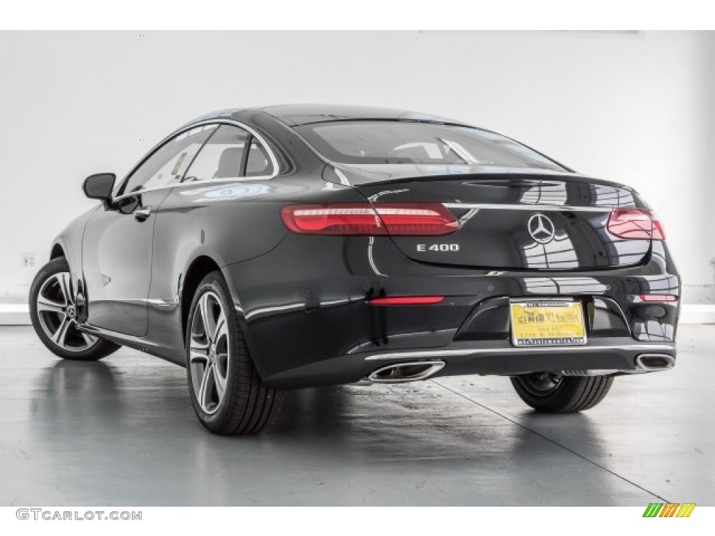 2018 E 400 Coupe - Black / Black photo #3