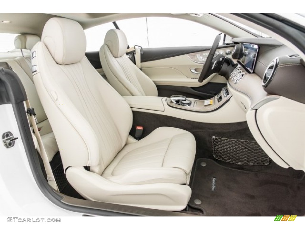 Macchiato Beige/Espresso Brown Interior 2018 Mercedes-Benz E 400 Coupe Photo #121901131