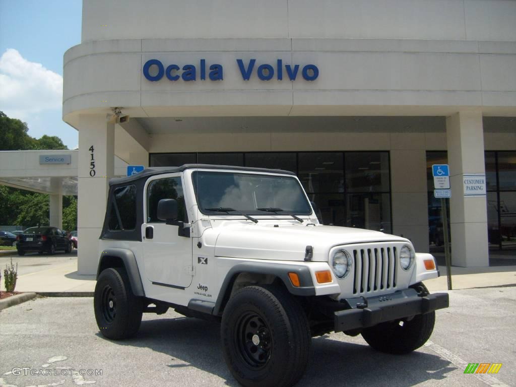2006 Wrangler X 4x4 - Stone White / Dark Slate Gray photo #1