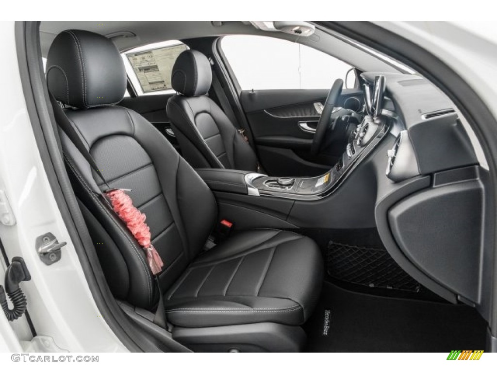 Black Interior 2017 Mercedes-Benz C 350e Plug-in Hybrid Sedan Photo #121902028
