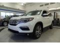 2017 White Diamond Pearl Honda Pilot Elite AWD  photo #1