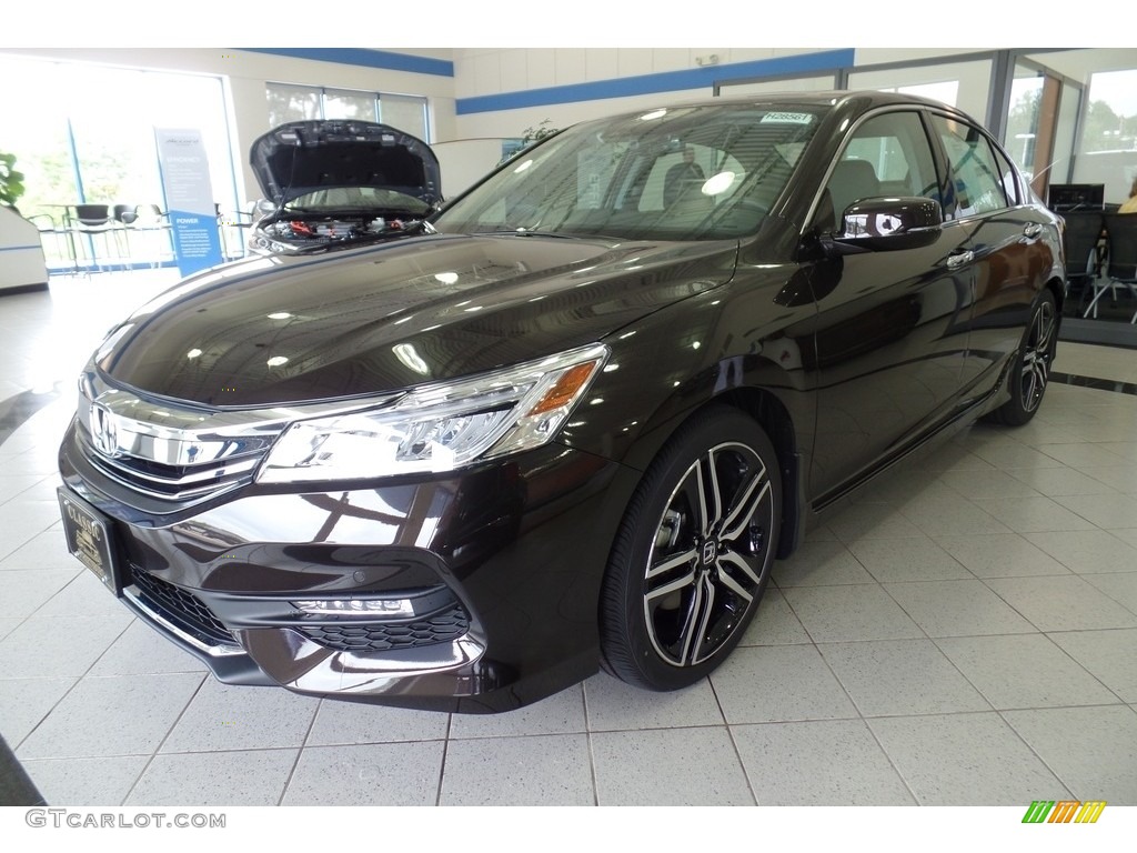 2017 Accord Touring Sedan - Kona Coffee Metallic / Black photo #1