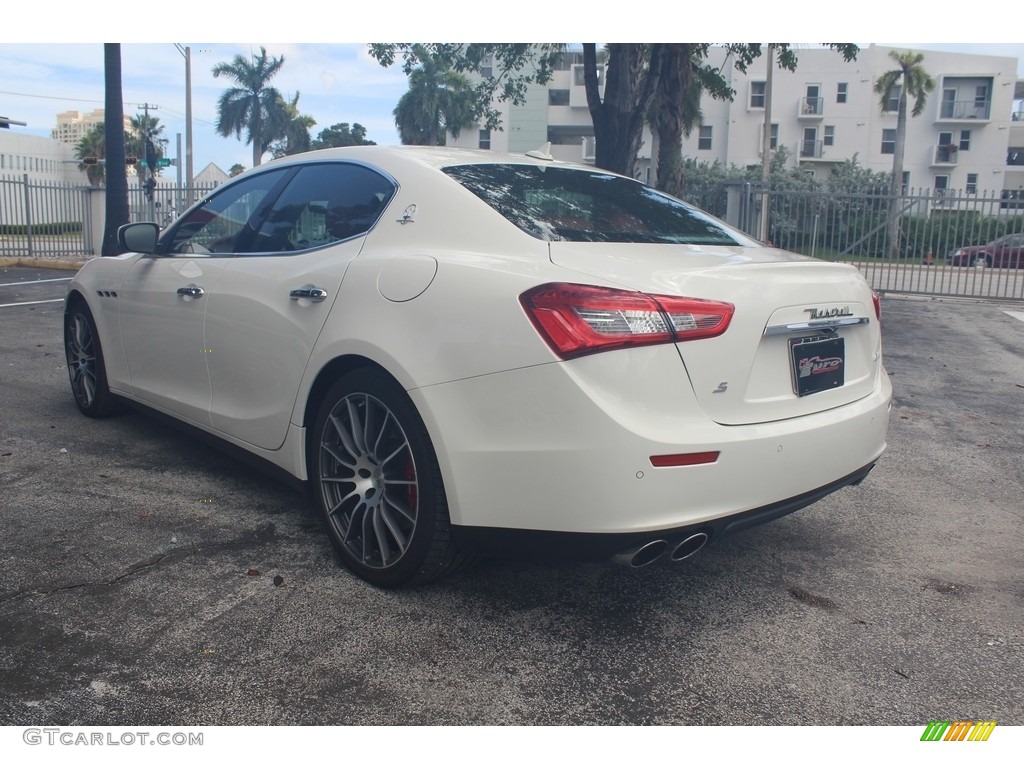 2017 Ghibli S Q4 - Bianco (White) / Rosso photo #8