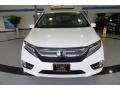 2018 White Diamond Pearl Honda Odyssey Touring  photo #3