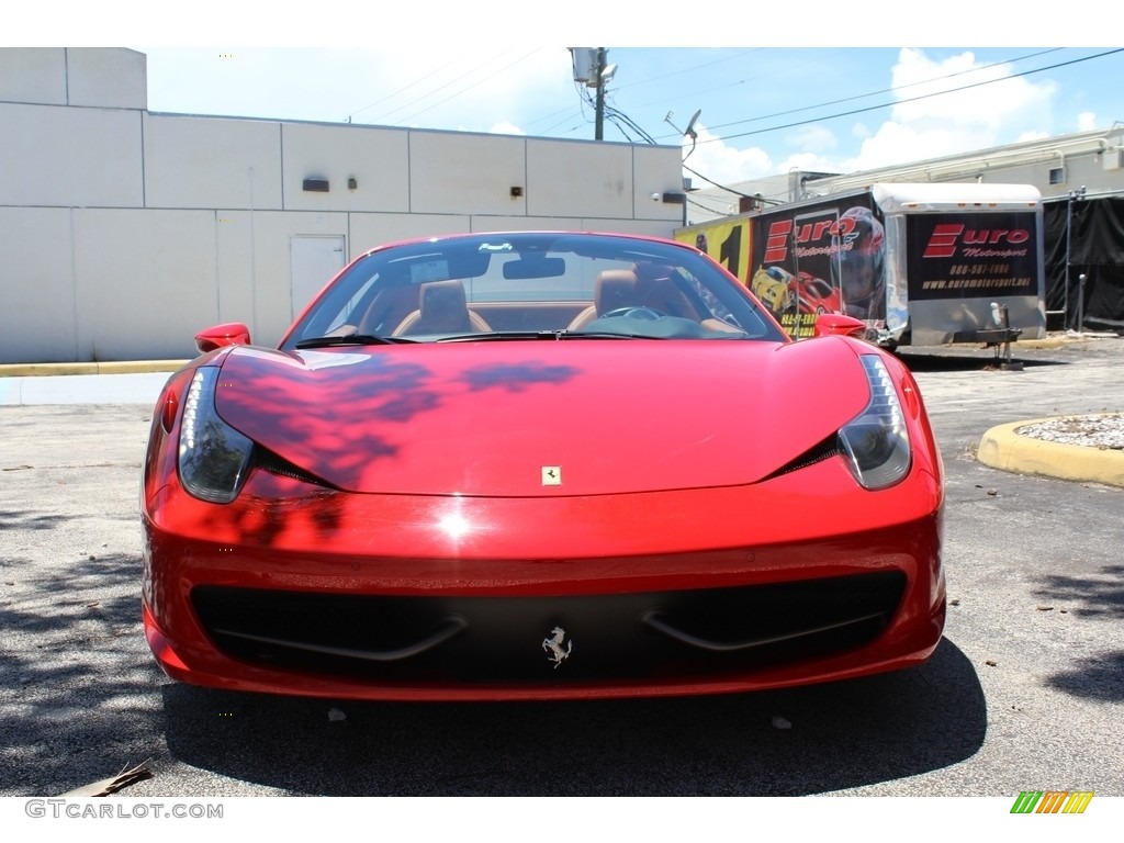 2013 458 Spider - Rosso Corsa / Beige photo #14