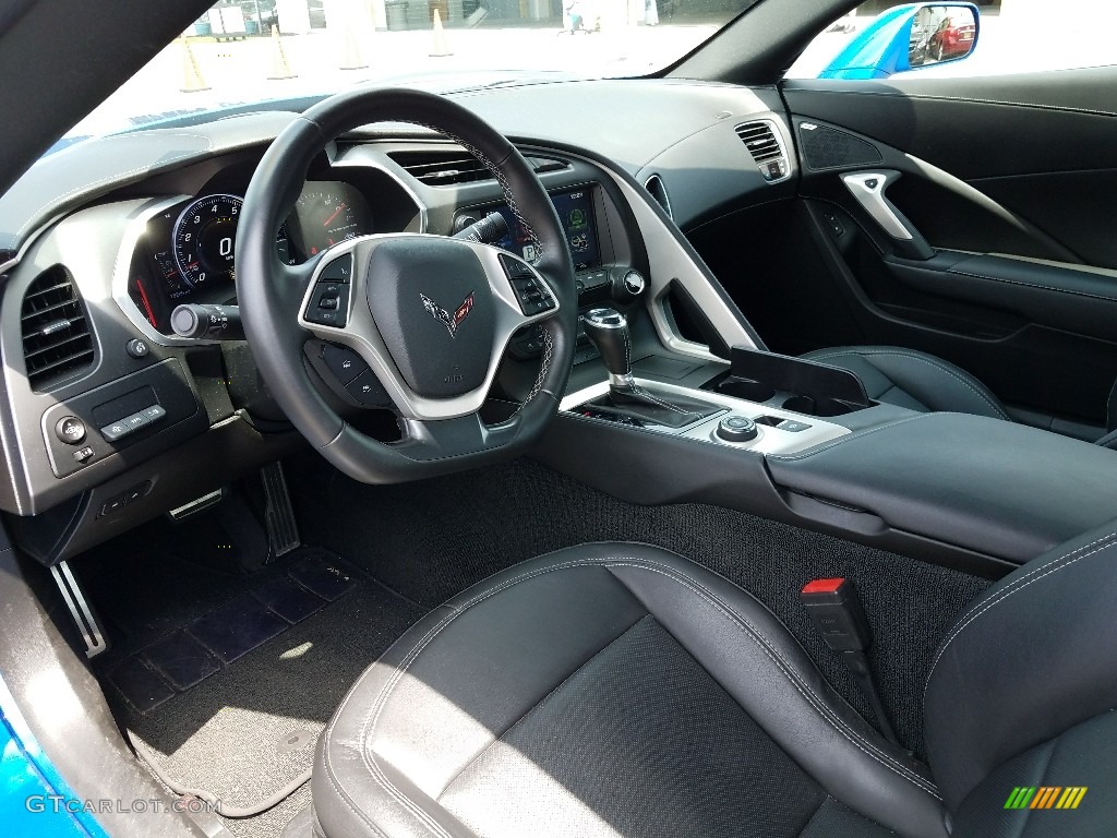 Jet Black Interior 2016 Chevrolet Corvette Stingray Coupe Photo #121907458