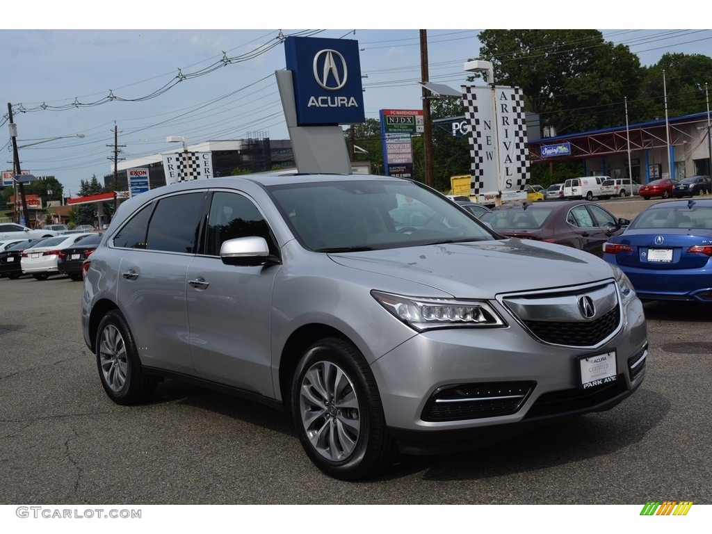 2015 MDX SH-AWD Technology - Silver Moon / Ebony photo #1