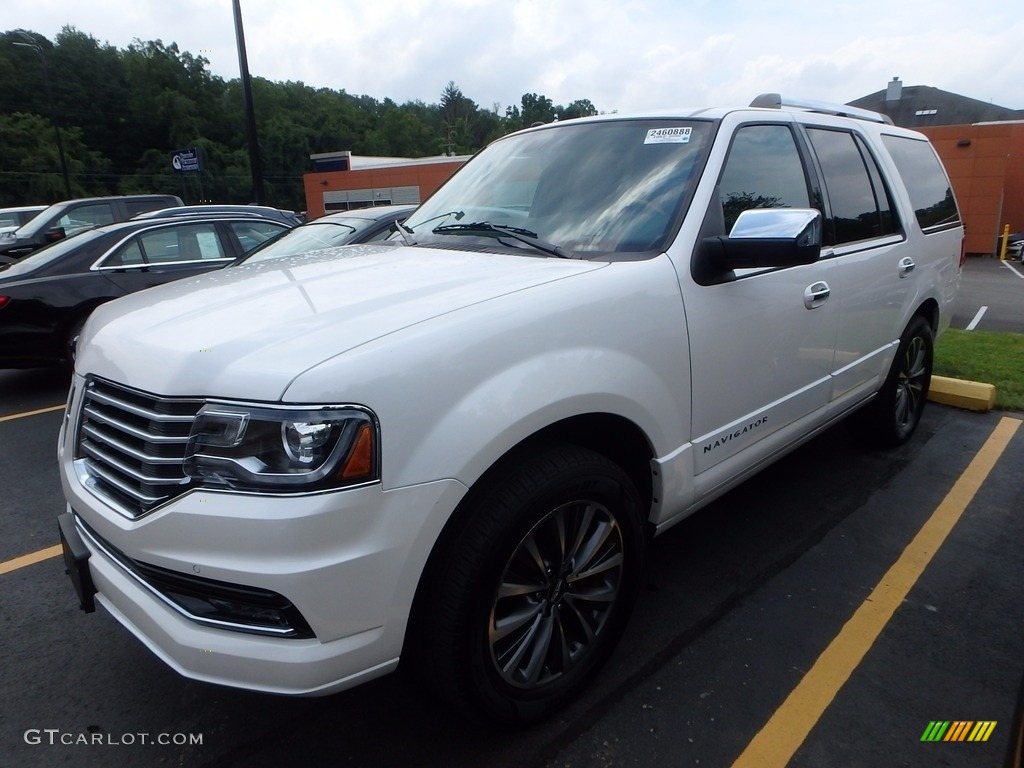2017 Navigator Select 4x4 - White Platinum / Ebony photo #1