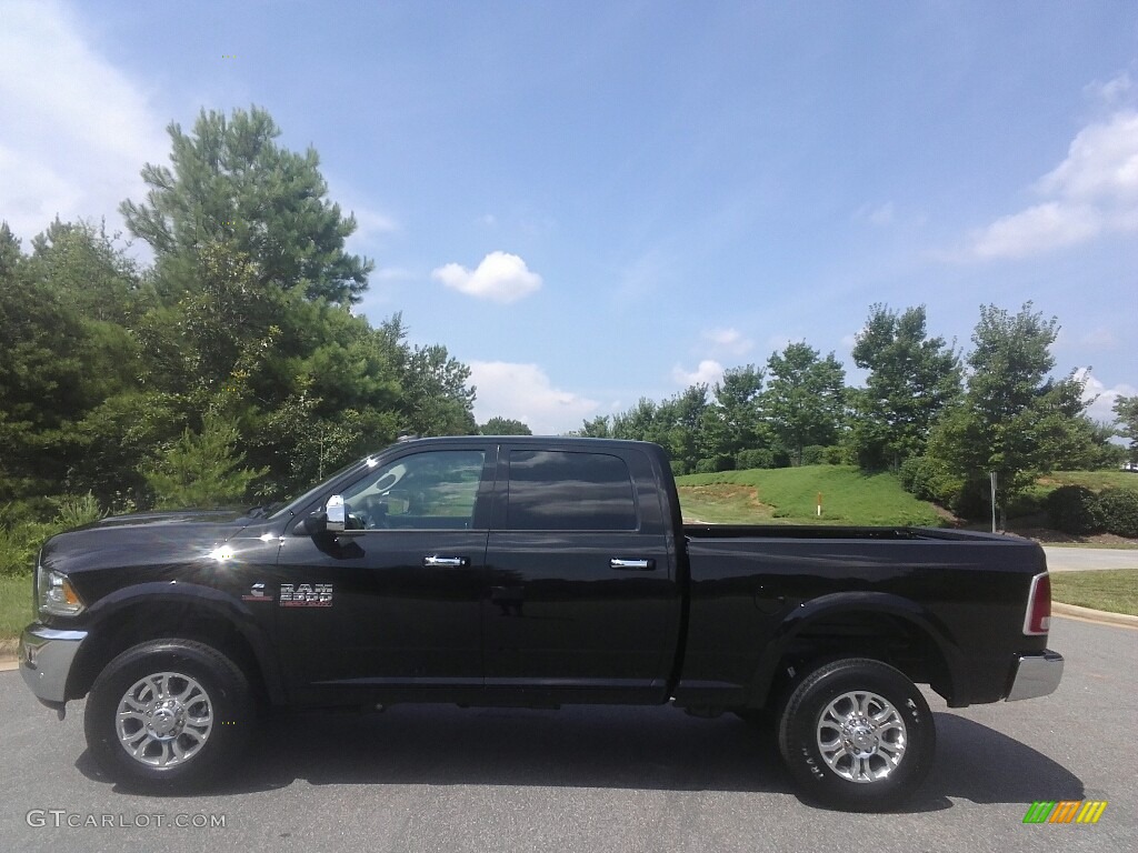 2017 2500 Laramie Crew Cab 4x4 - Brilliant Black Crystal Pearl / Black photo #1