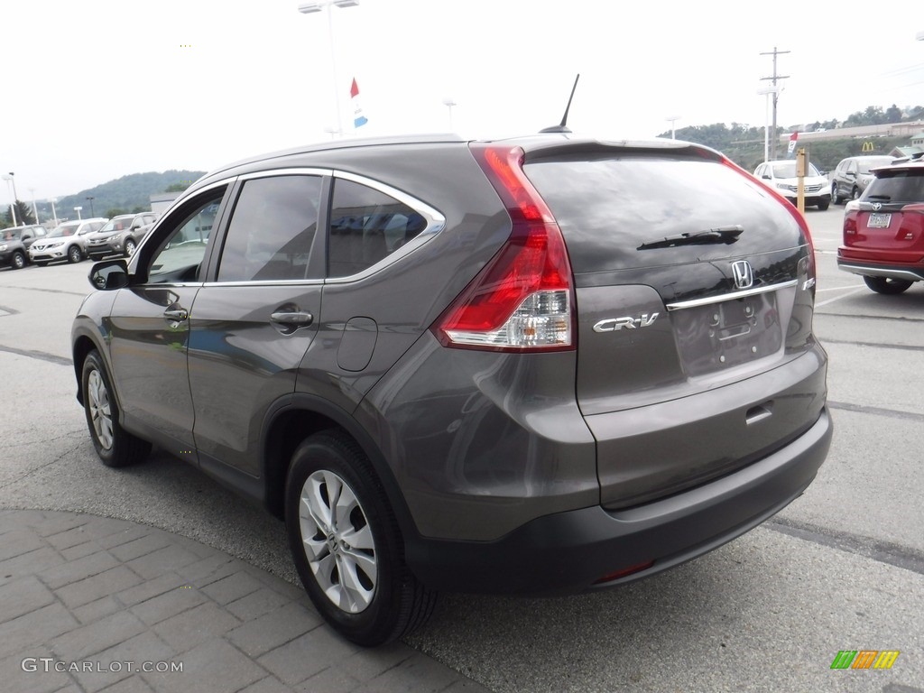 2014 CR-V EX-L AWD - Urban Titanium Metallic / Black photo #8