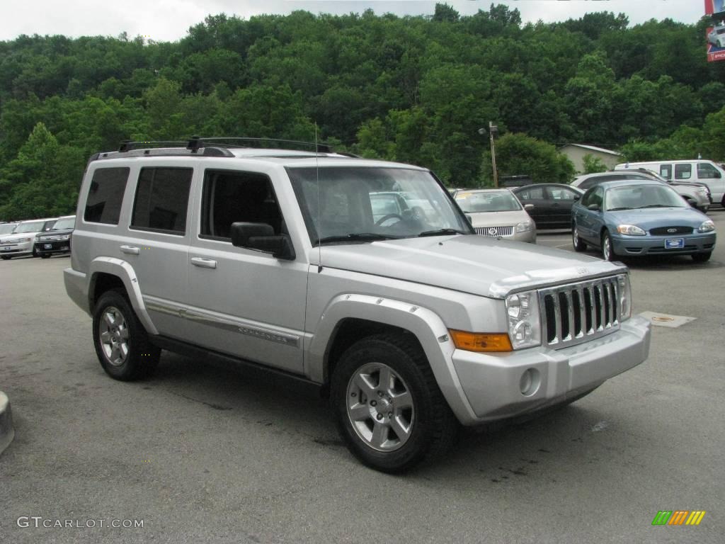 2006 Commander Limited 4x4 - Bright Silver Metallic / Saddle Brown photo #3