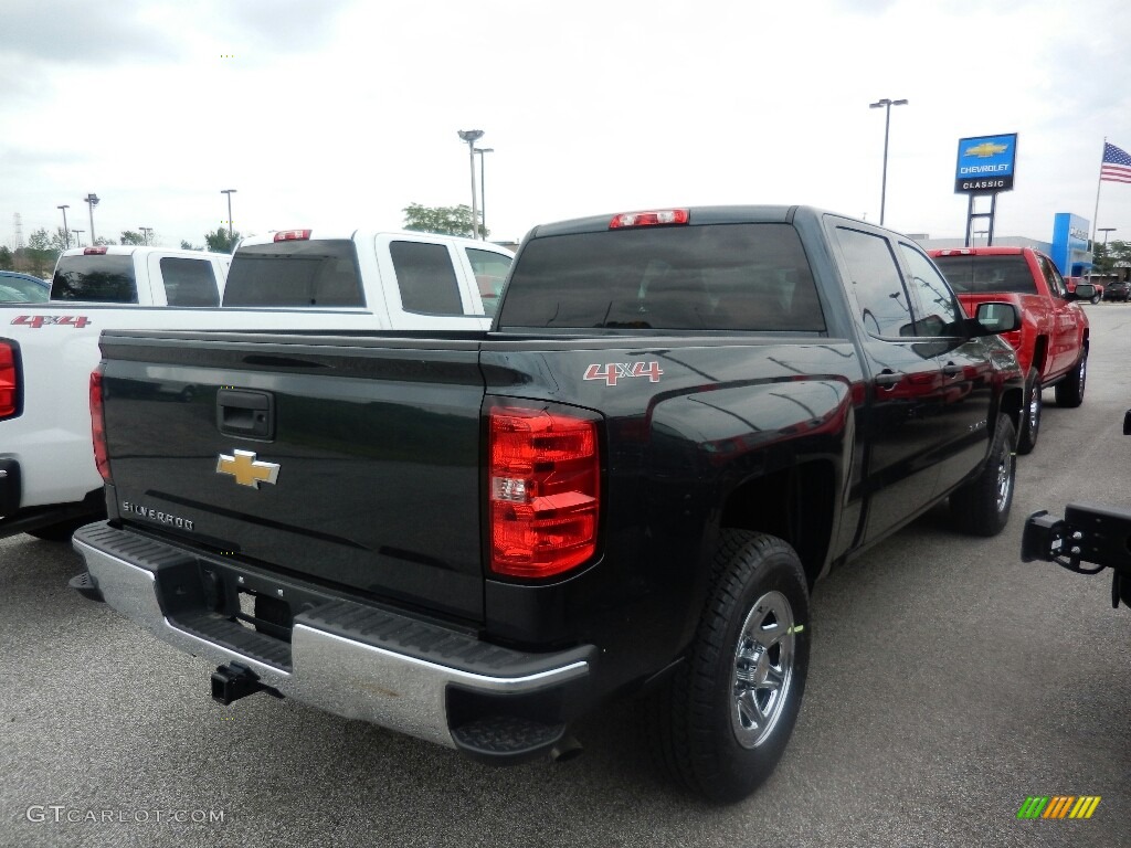 2017 Silverado 1500 WT Crew Cab 4x4 - Graphite Metallic / Dark Ash/Jet Black photo #4