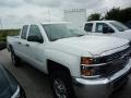 Summit White - Silverado 2500HD Work Truck Double Cab 4x4 Photo No. 3