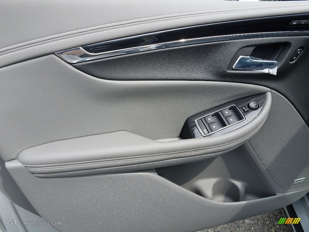 2018 Chevrolet Impala Premier Jet Black/Dark Titanium Door Panel Photo #121915161