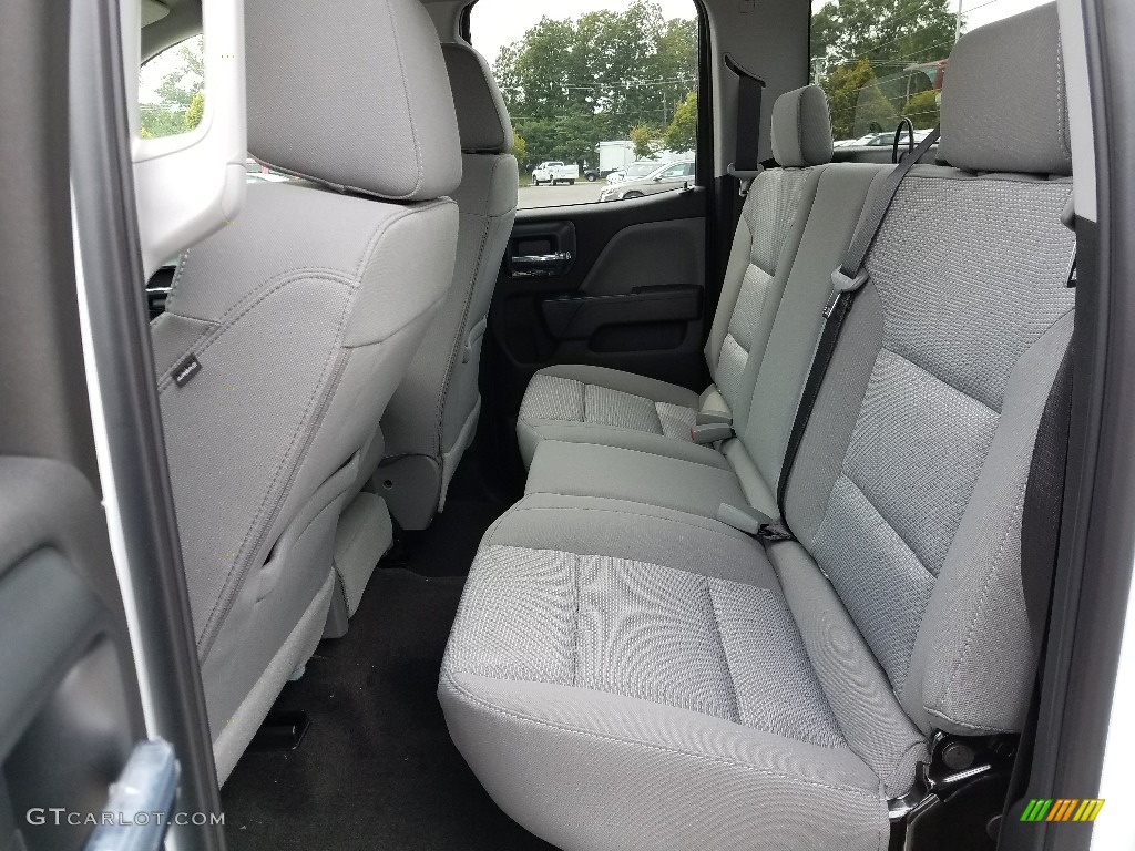 2018 Silverado 1500 Custom Double Cab 4x4 - Summit White / Dark Ash/Jet Black photo #6