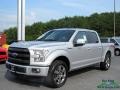 2017 Ingot Silver Ford F150 Lariat SuperCrew 4X4  photo #1