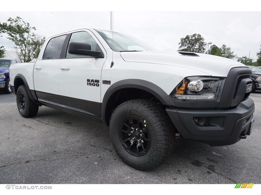 2017 1500 Rebel Crew Cab - Bright White / Black photo #4