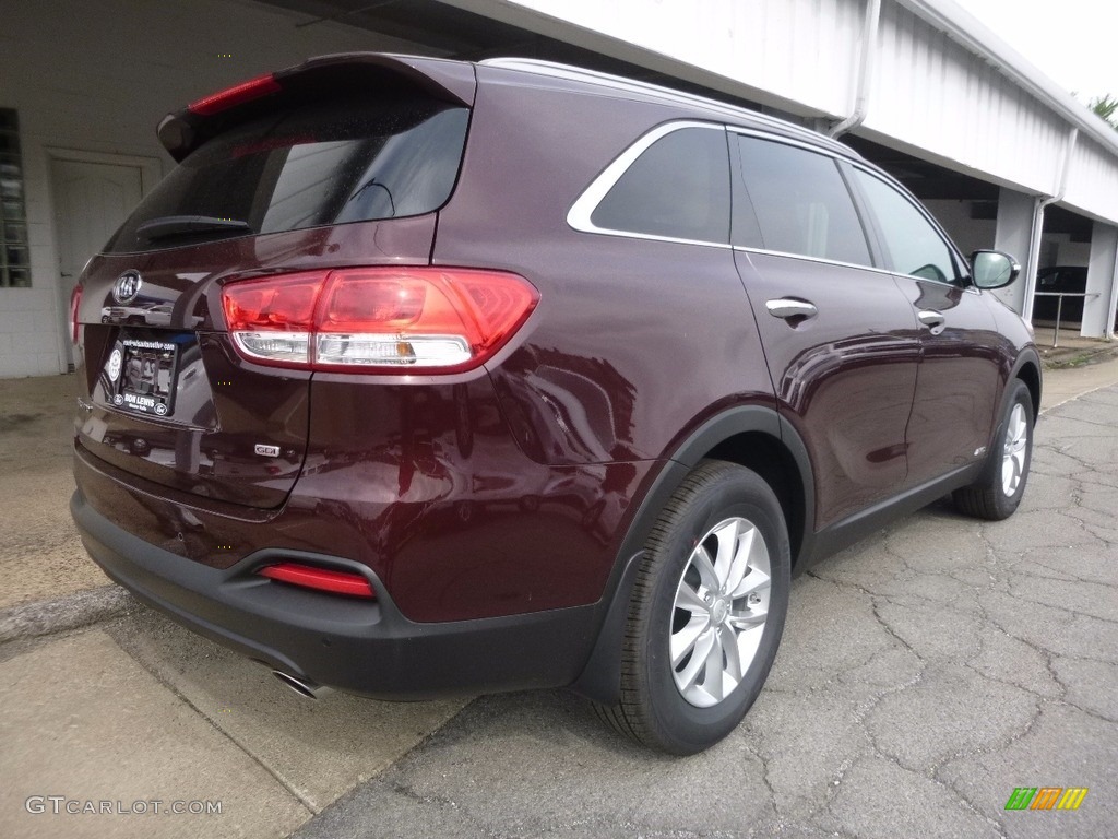 2018 Sorento LX AWD - Sangria / Black photo #2