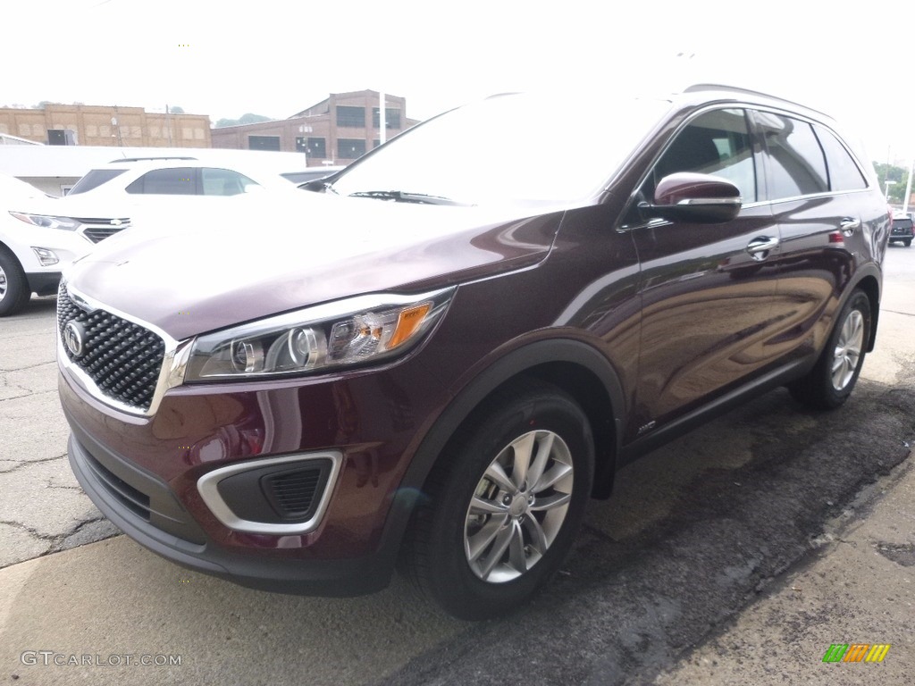 2018 Sorento LX AWD - Sangria / Black photo #7
