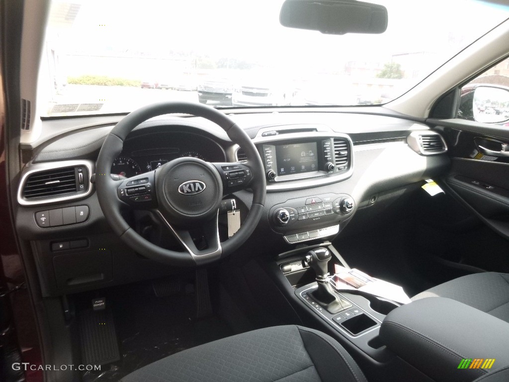 Black Interior 2018 Kia Sorento LX AWD Photo #121917712