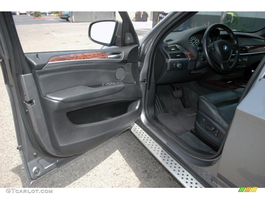 2008 X5 4.8i - Space Grey Metallic / Black photo #25